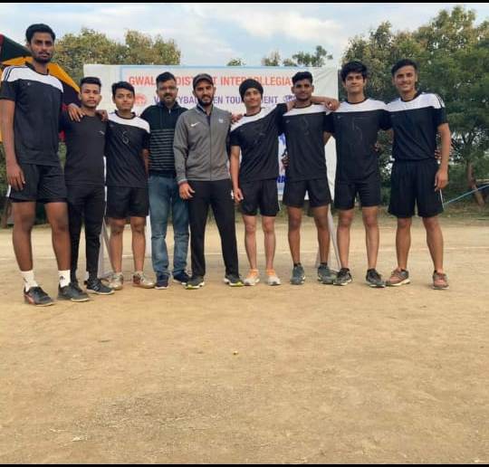 Madahv college  won the Gwalior District Intercollegiate VOLLEYBALL MENS Tournament 2021-22 they defeated SOS JIWAJI IN FINAL..